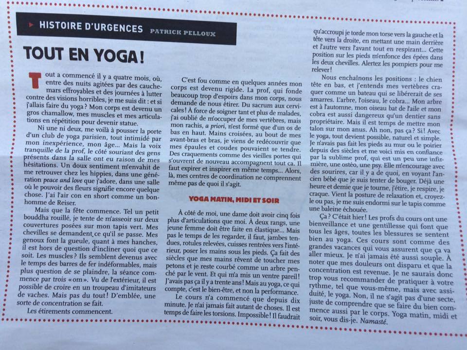 Patrick Pelloux coach de Yoga - Happyoga Yoga en Corse